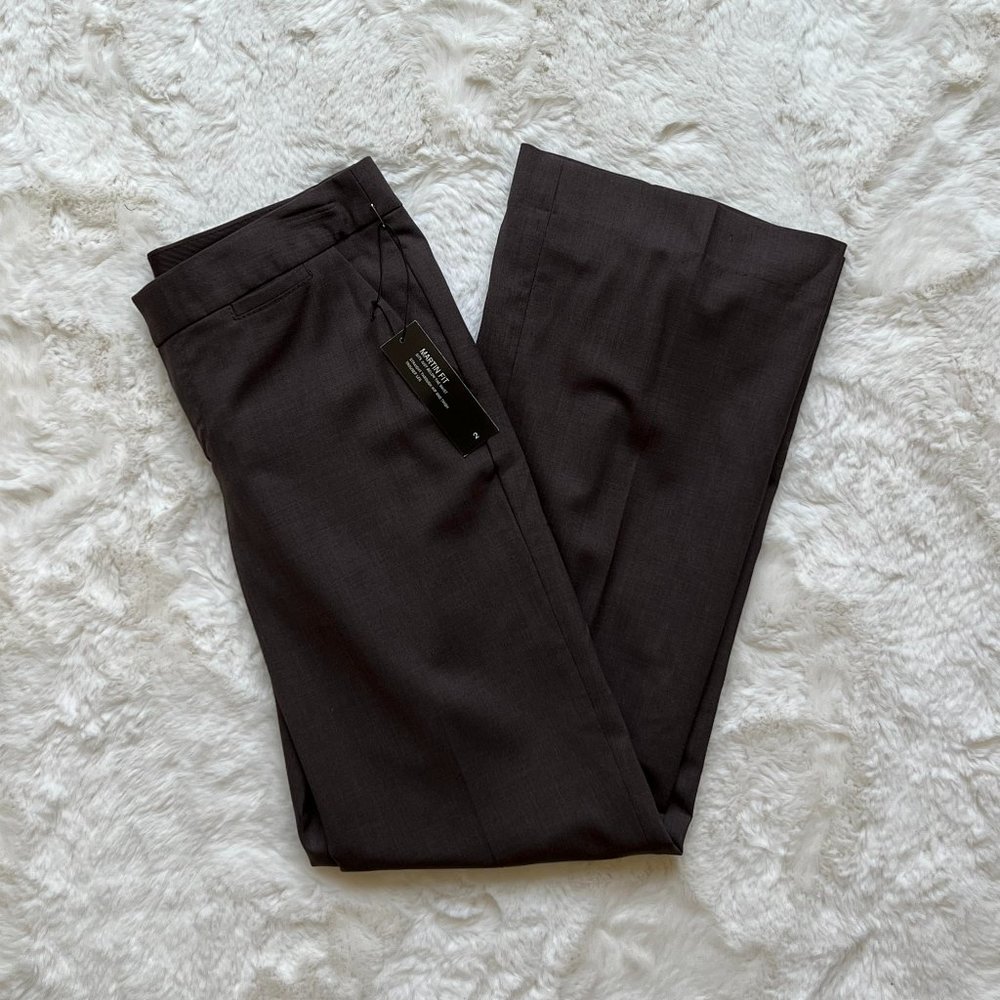 Banana Republic The Martin Fit Pants Brown Size 2 NWT
